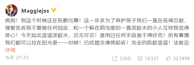 贾乃亮姐姐起诉PGone并喊话：所有事情可一一对峙