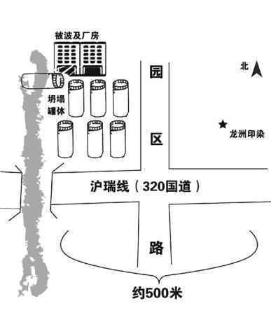 海宁污水罐坍塌现场图 救援人员徒手刨出生命通道