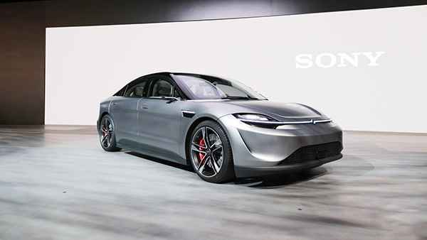 索尼在CES展会期间公布了概念纯电汽车Vision S