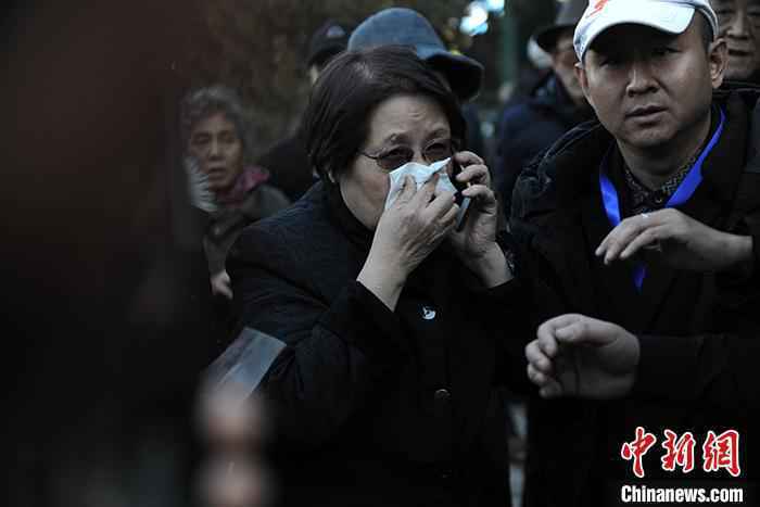 赵忠祥遗体告别仪式现场。李骏 摄