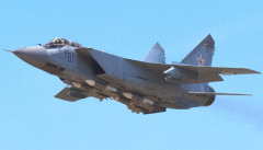 俄军米格-31战机在巴伦支海上空拦截挪威军机 俄军米格-31战机在巴伦支海上空拦截挪威军机